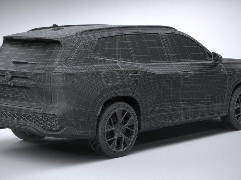 Volkswagen Tayron 2025 Model 3D