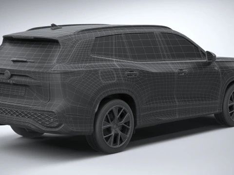 Volkswagen Tayron 2025 3D Model