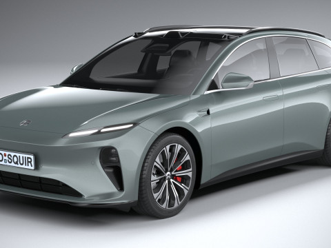 Nio ET5 Touring 2025 3Dモデル