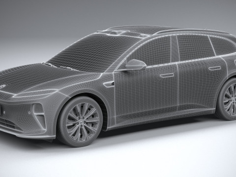 Nio ET5 Touring 2025 3Dモデル