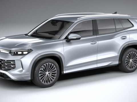 Volkswagen Tayron Regular 2025 3D Model