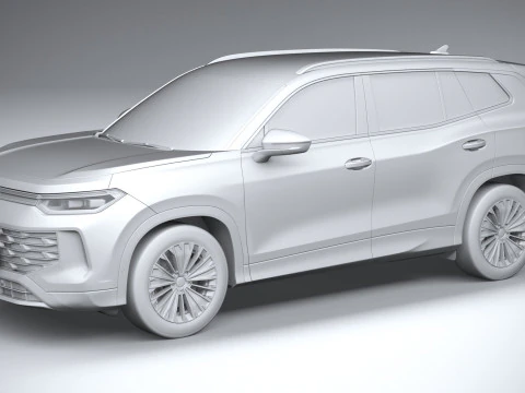 Volkswagen Tayron Regular 2025 3D Model