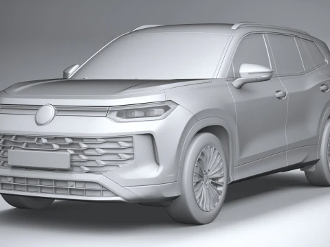 Volkswagen Tayron Regular 2025 3D Model