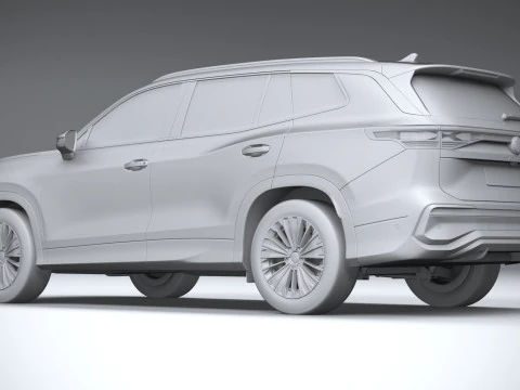 Volkswagen Tayron Regular 2025 3D Model