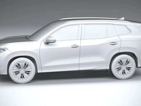 Volkswagen Tayron Regular 2025 3D Model