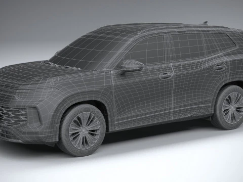 Volkswagen Tayron Regular 2025 3D Model