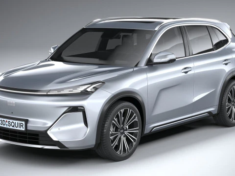 Geely Galaxy Starship 7 EM-i 2025 3D Model