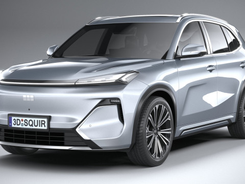 Geely Galaxy Starship 7 EM-i 2025 3Dモデル
