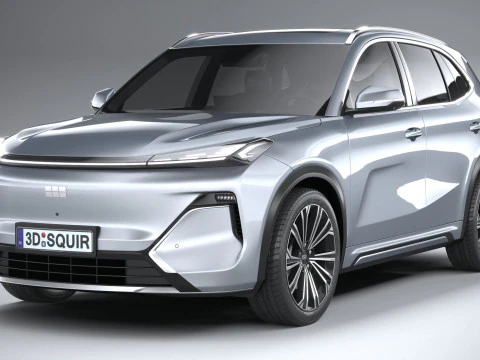 Geely Galaxy Starship 7 EM-i 2025 3D Model