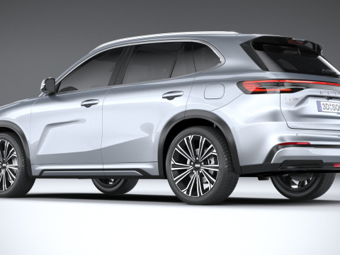 Geely Galaxy Starship 7 EM-i 2025 3Dモデル