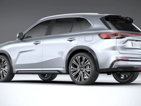 Geely Galaxy Starship 7 EM-i 2025 3D Model