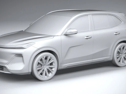 Geely Galaxy Starship 7 EM-i 2025 3D Model