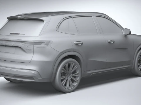 Geely Galaxy Starship 7 EM-i 2025 3D Model