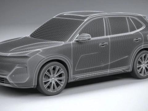 Geely Galaxy Starship 7 EM-i 2025 3D Model