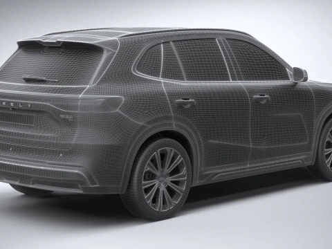 Geely Galaxy Starship 7 EM-i 2025 3D Model