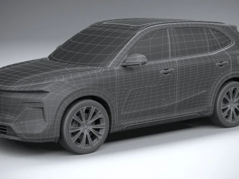 Geely Galaxy Starship 7 EM-i 2025 3D Model