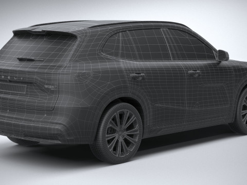 Geely Galaxy Starship 7 EM-i 2025 3Dモデル