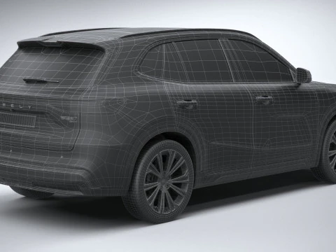 Geely Galaxy Starship 7 EM-i 2025 3D Model