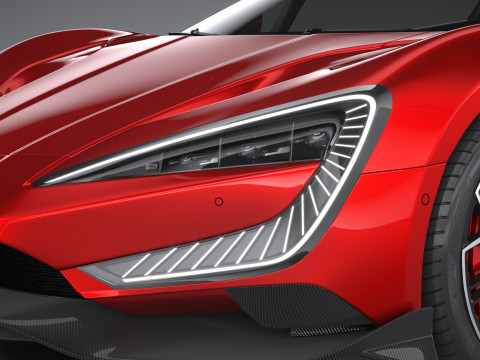 BYD Yangwang U9 2025 Modelo 3D