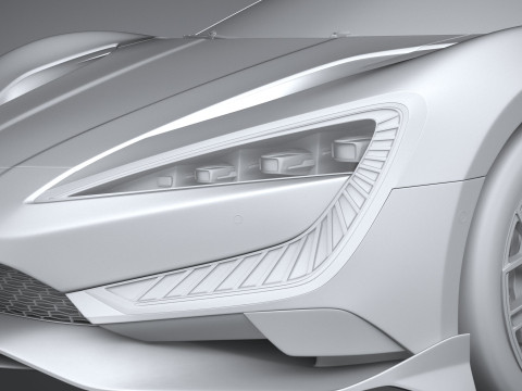 BYD Yangwang U9 2025 Modelo 3D