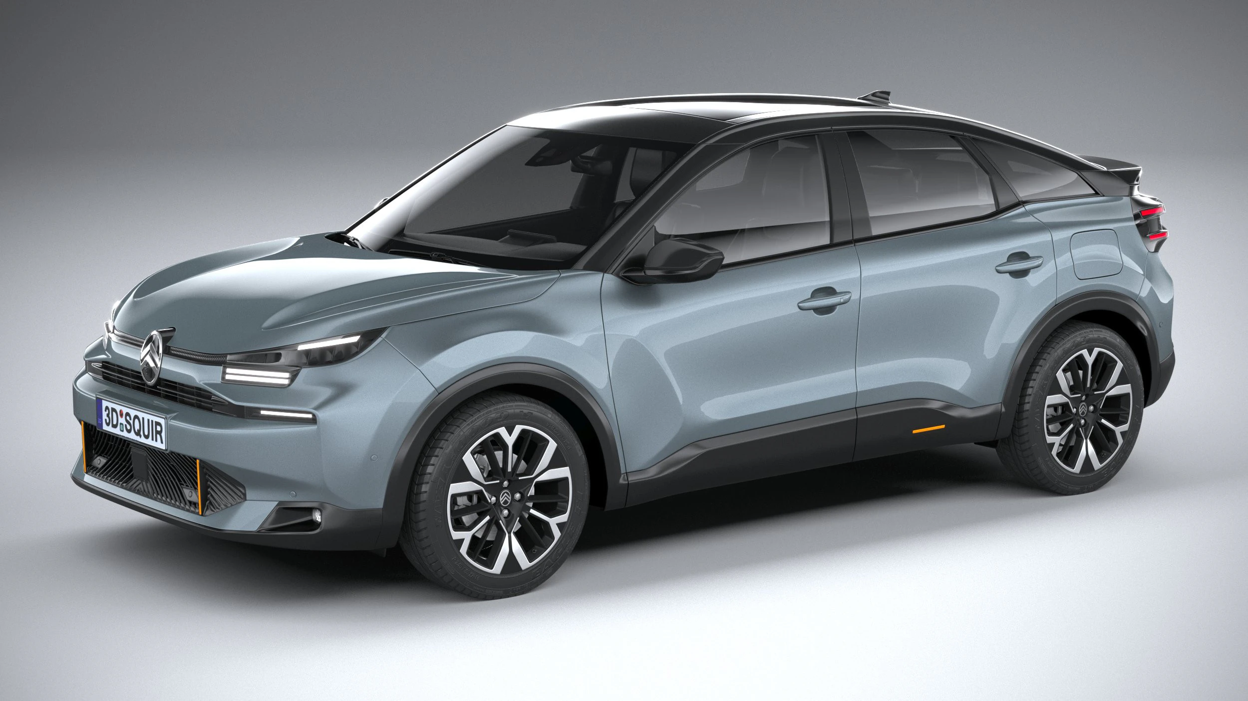 Citroen C4 2025 3D Model .c4d .max .obj .3ds .fbx .stl .blend 