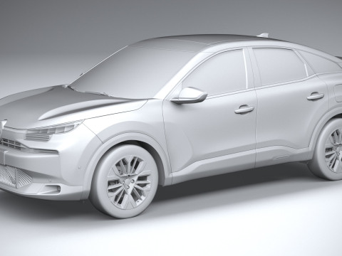 Citroen C4 2025 3D Model