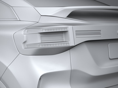 Citroen C4 2025 3D Model