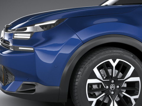 Citroen C4X 2025 3D-Modell