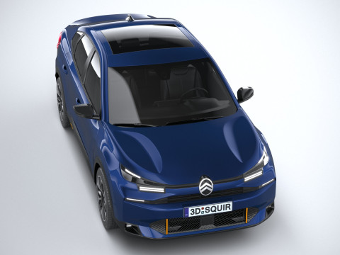 Citroen C4X 2025 3D-Modell