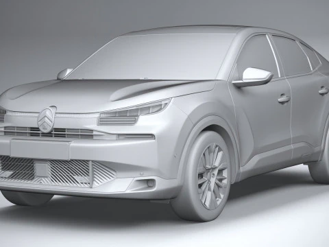 Citroen C4X 2025 3D Model