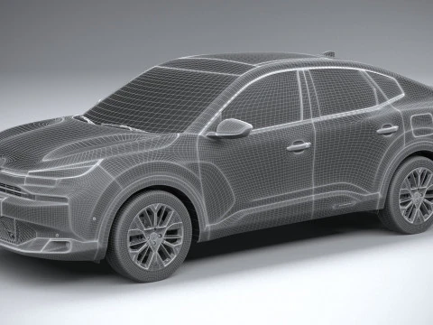 Citroen C4X 2025 3D Model