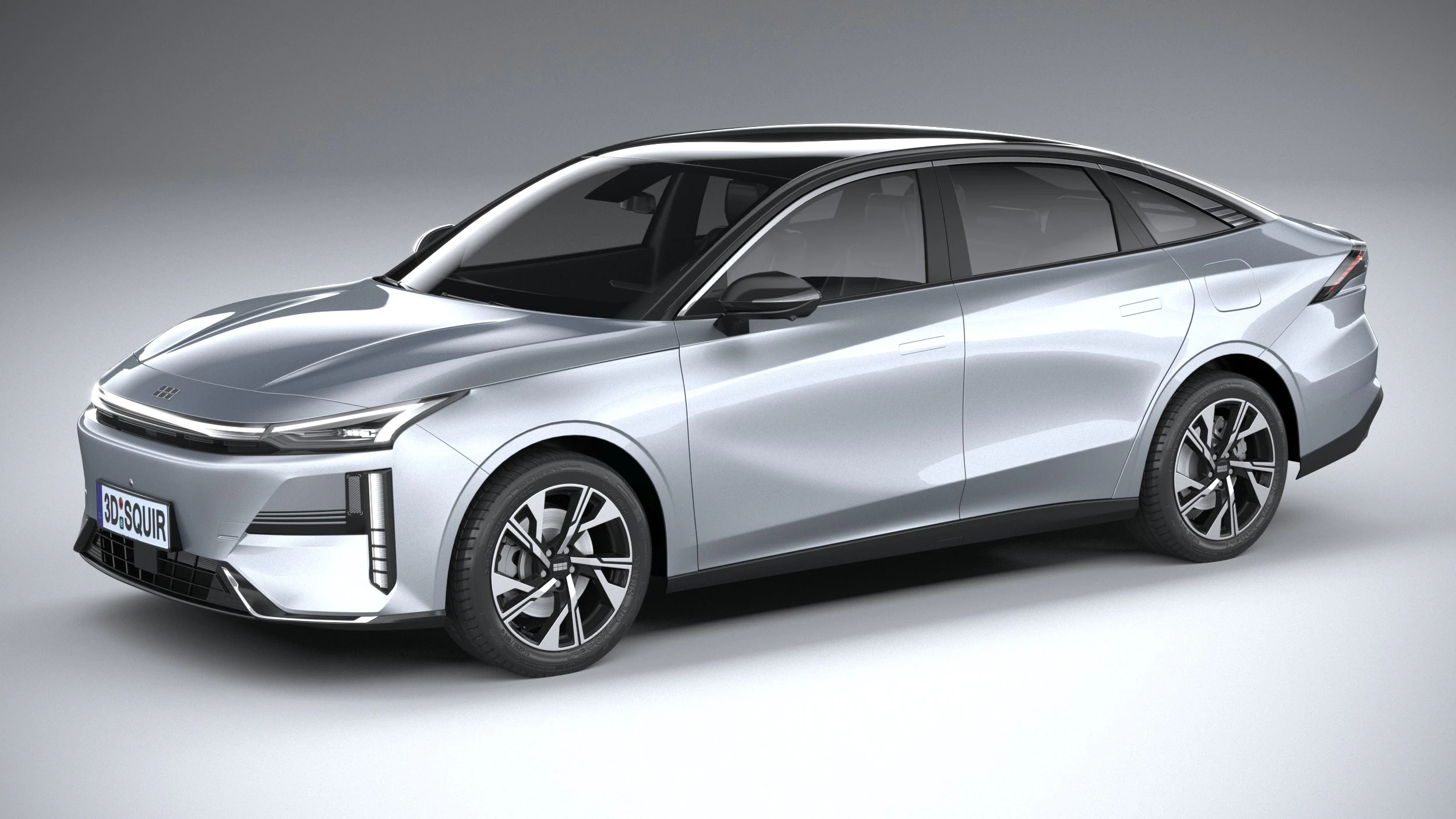 Geely Galaxy L6 2024 3D Model .c4d .max .obj .3ds .fbx .stl .blend