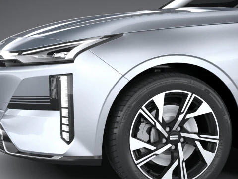 Geely Galaxy L6 2024 3D Model