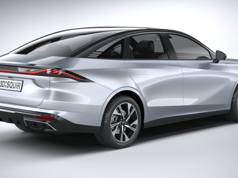 Geely Galaxy L6 2024 3D मॉडल
