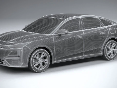Geely Galaxy L6 2024 3D Model