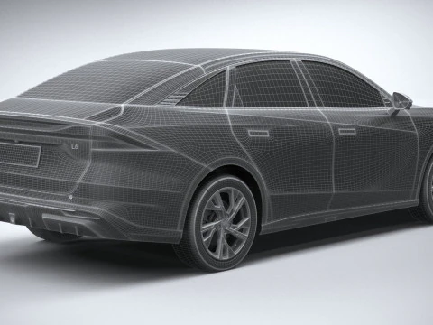 Geely Galaxy L6 2024 3D Model