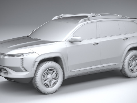 Jeep Wagoneer S Trailhawk 2025 3D 模型