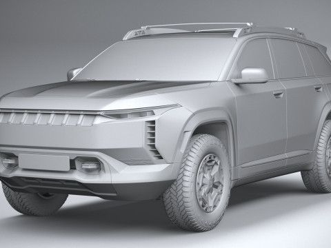 Jeep Wagoneer S Trailhawk 2025 3D 模型