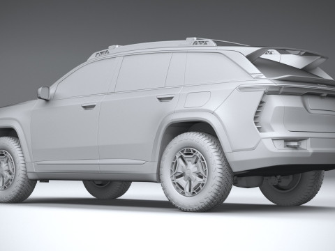 Jeep Wagoneer S Trailhawk 2025 3D 模型