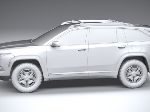 Jeep Wagoneer S Trailhawk 2025 3D 模型