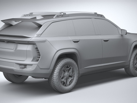Jeep Wagoneer S Trailhawk 2025 3D 模型