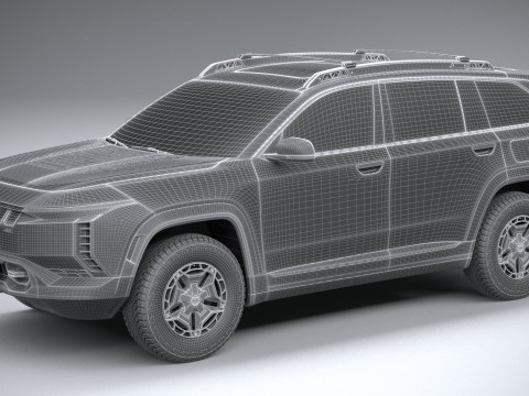 Jeep Wagoneer S Trailhawk 2025 3D 模型