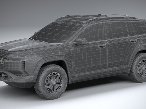 Jeep Wagoneer S Trailhawk 2025 3D 模型