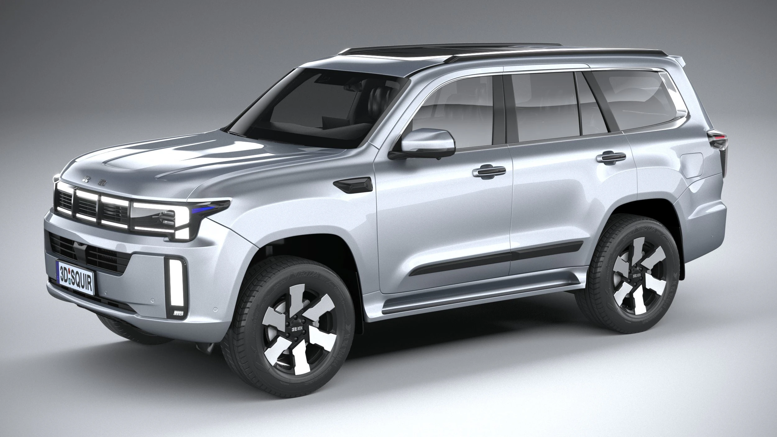 Baic Beijing BJ60e 2025 3D Model .c4d .max .obj .3ds .fbx .stl .blend