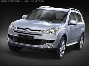 Citroen C-Crosser midpoly 3D Модель