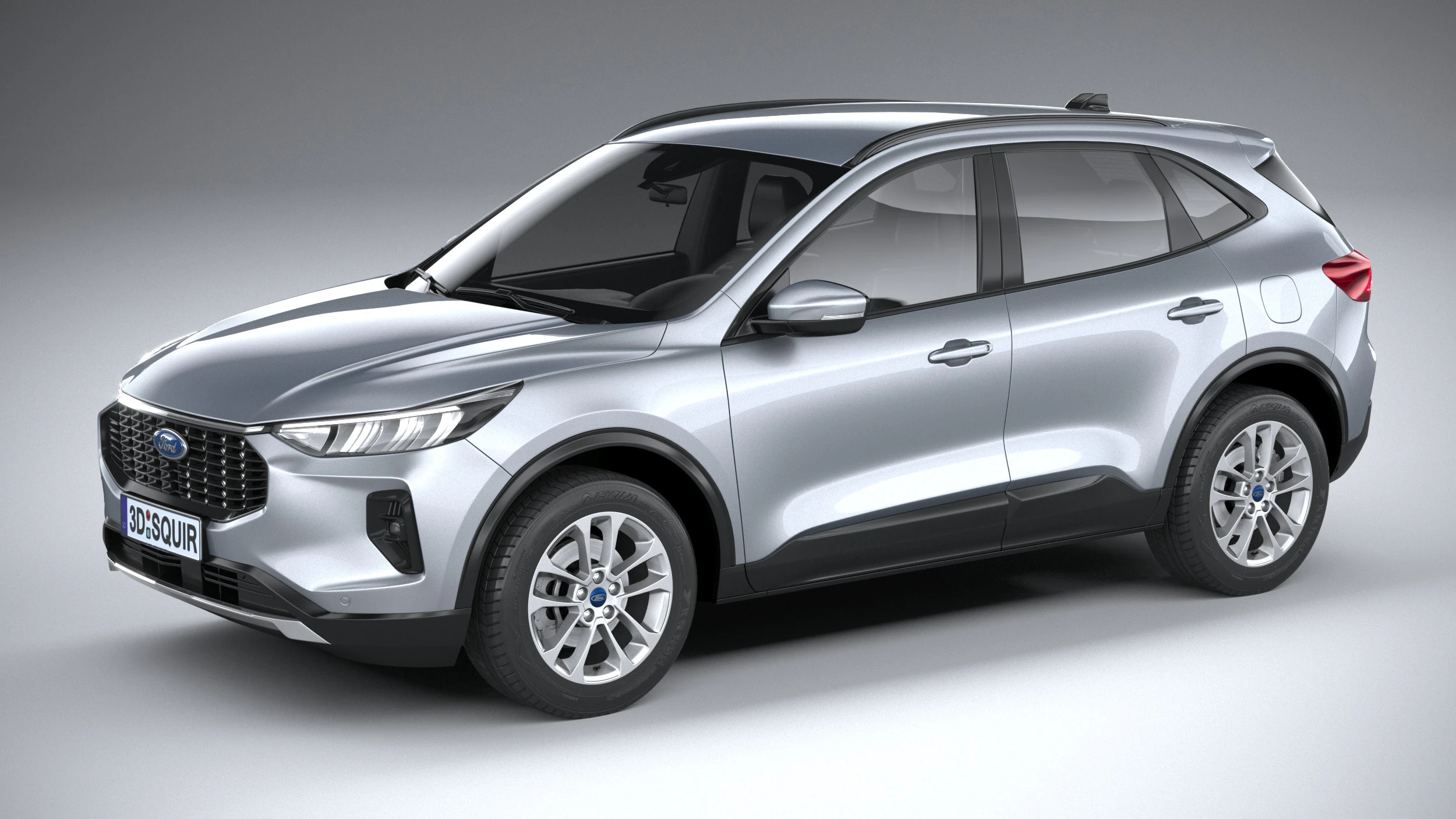Kuga Basic 2025 3D Model .c4d .max .obj .3ds .fbx .stl .blend 