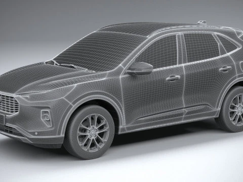 Kuga Basic 2025 3D Model