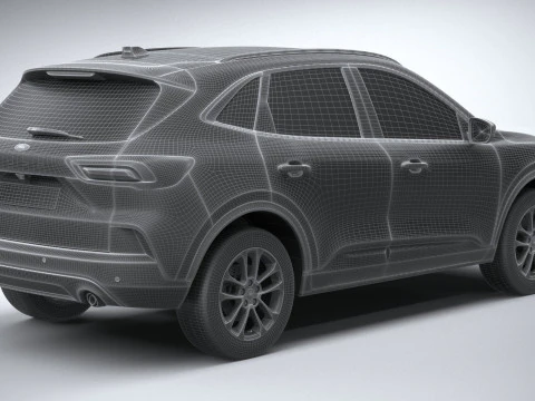 Kuga Basic 2025 3D Model
