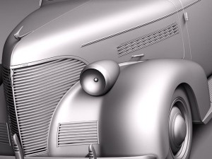 Chevrolet 1939 Coupe Modelo 3D