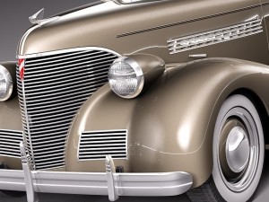 Chevrolet 1939 Coupe Modelo 3D